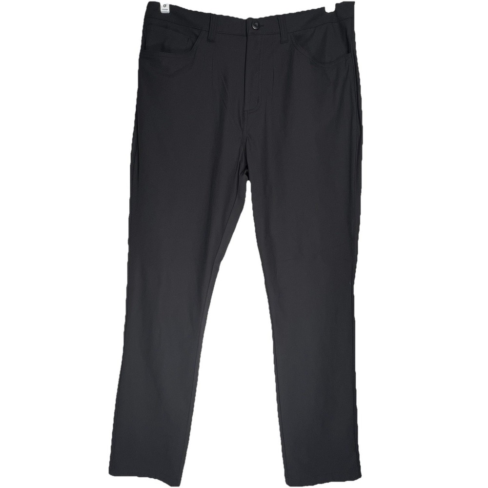 NWT New Balance Men's All Motion Pants 36x32 Black Stretch Golf Performance